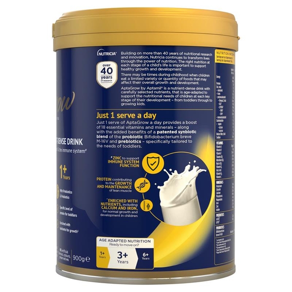 Sữa Aptamil AptaGrow 1+ của Úc 900g cho bé trên 1 tuổi