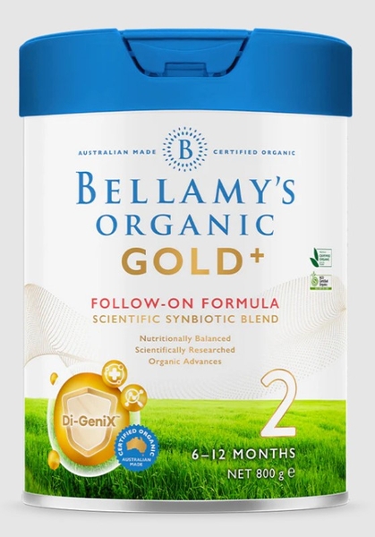 Sữa Bellamy's Organic Gold+ Follow-On Formula 800g số 2 (6 - 12 tháng)