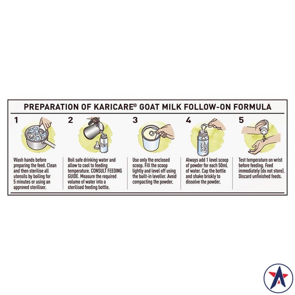 Sữa dê Karicare Plus Goat Milk số 2 Follow 900g (6-12 tháng)