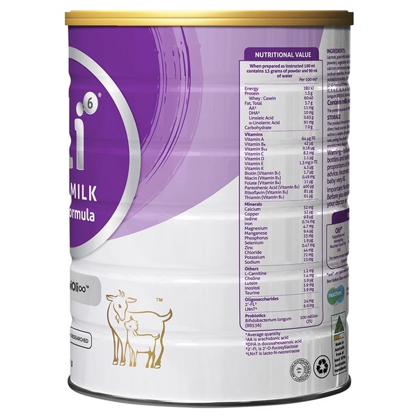 Sữa dê Oli6 số 1 Goat Milk Infant 800g dành cho trẻ từ 0-6 tháng