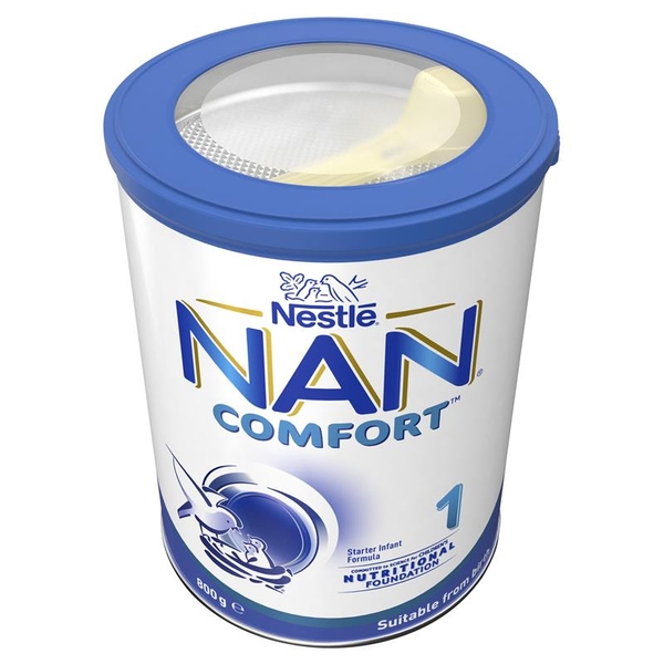 Sữa NAN Comfort Úc số 1 Infant 800g dành cho trẻ từ 0-6 tháng