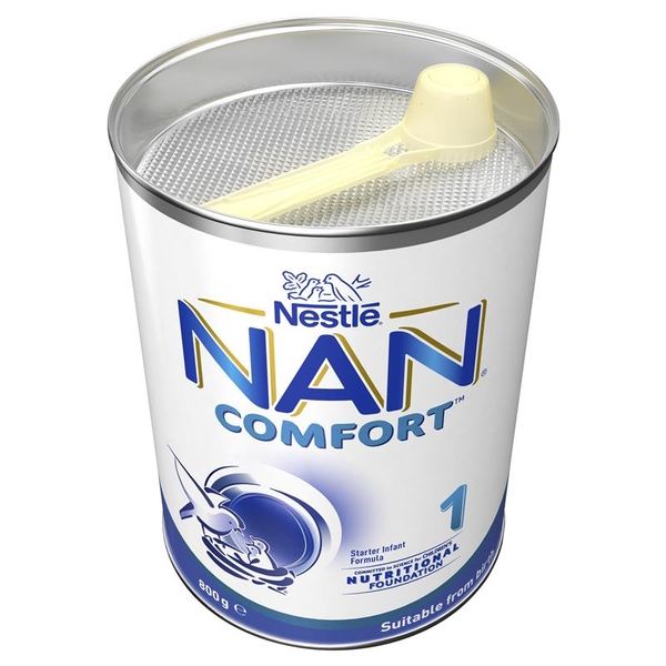Sữa NAN Comfort Úc số 1 Infant 800g dành cho trẻ từ 0-6 tháng