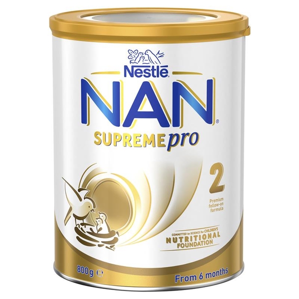 Sữa NAN Supreme Pro Úc số 2 Follow On 800g cho trẻ từ 6-12 tháng