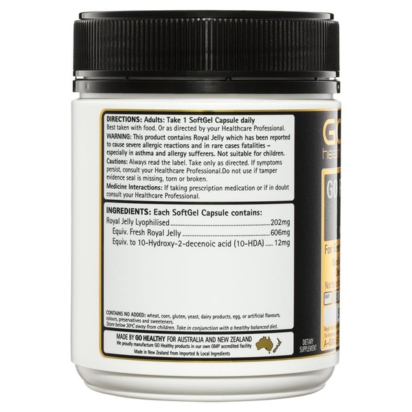 Sữa ong chúa Go Healthy Go Royal Jelly 1000mg 180 viên