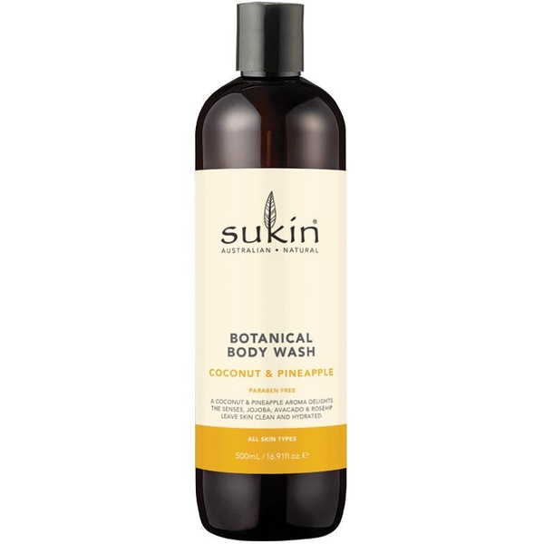 Sữa tắm thảo mộc Sukin Botanical Pineapple & Coconut Body Wash 500ml