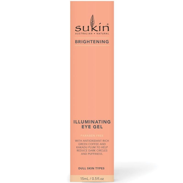 Gel dưỡng mắt Sukin Brightening Illuminating Eye Gel 15ml