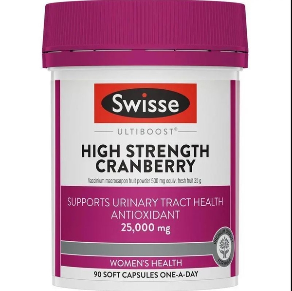 Swisse Ultiboost High Strength Cranberry 25000mg của Úc