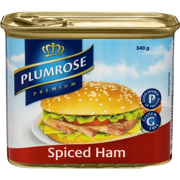 Thịt hộp Spiced Ham Plumrose Úc 340g