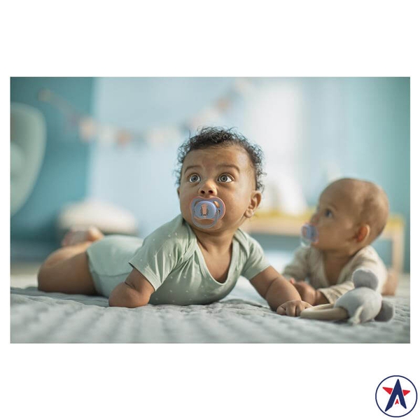 Ti giả Avent Ultra Air Soother Deco Mixed cho bé dưới 6 tháng