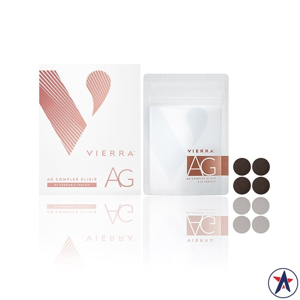 Viên ngậm chống oxy hoá da Vierra AG Complex Elixir 84 viên