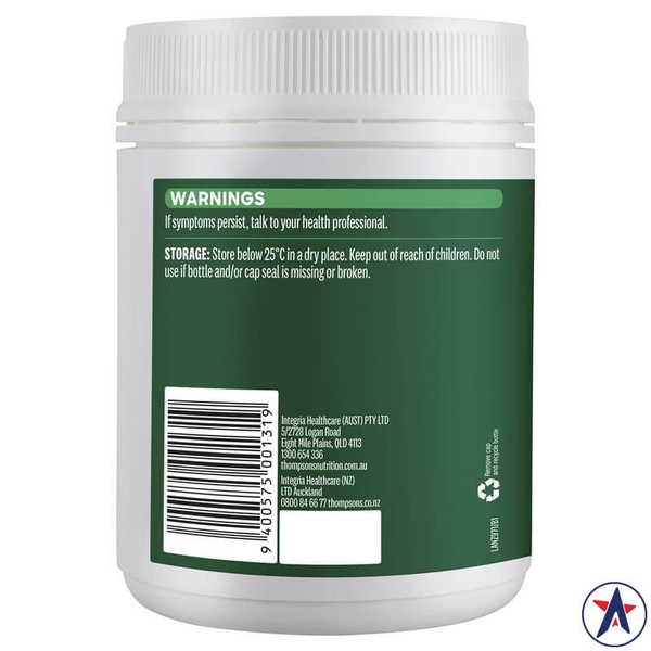 Viên uống dầu hạt lanh Thompson's Gel-Free Flaxseed Oil 1000mg