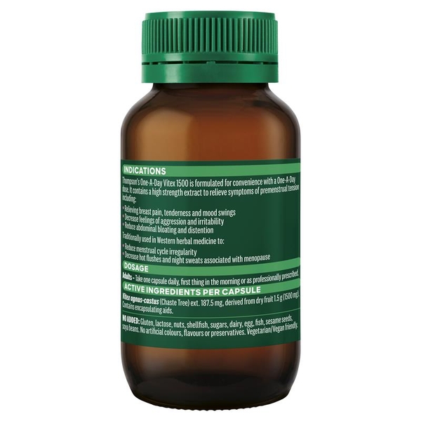 Thompson's One-A-Day Vitex 1500mg điều hoà nội tiết tố 60 viên