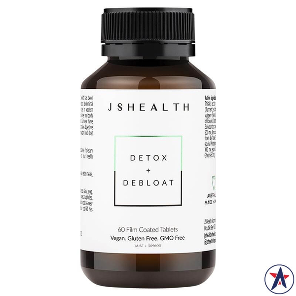 Viên uống giải độc cơ thể & giảm đầy bụng JSHEALTH Detox + Debloat 60 viên