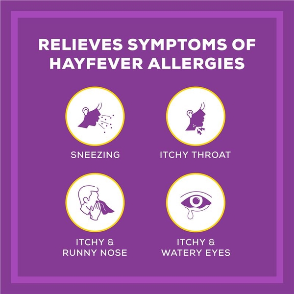 Viên uống giảm dị ứng Telfast Hayfever Allergy Relief 120mg Non-Drowsy