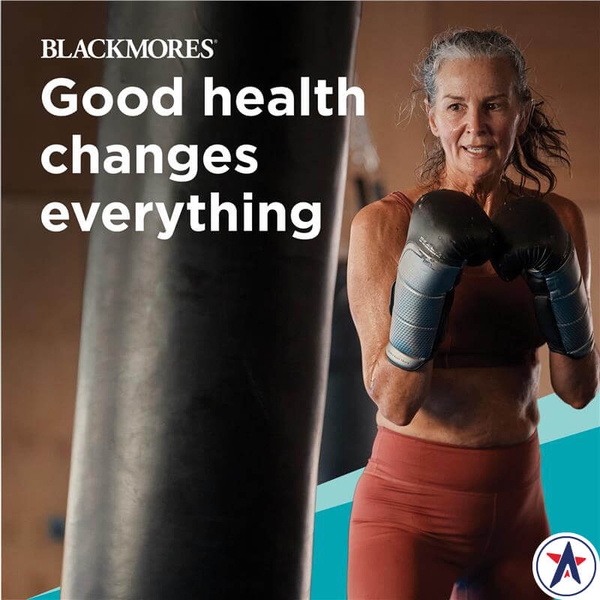 Viên uống tinh chất nghệ liều cao Blackmores Concentrated Curcumin + Active Support 120 viên