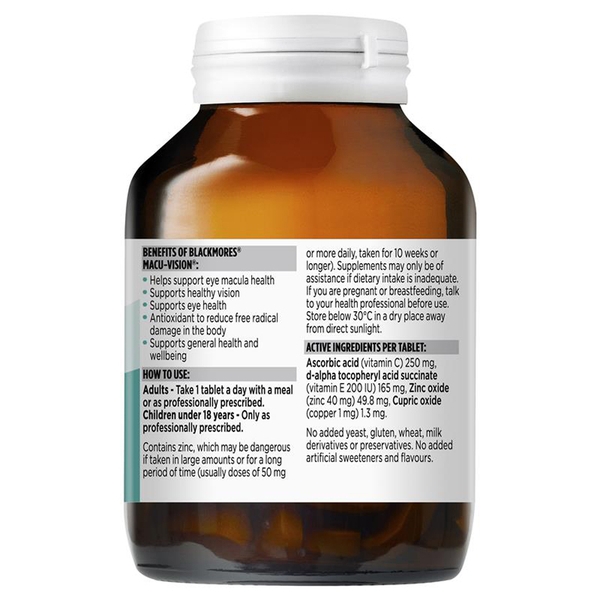 Viên uống bổ mắt Blackmores Macu Vision của Úc