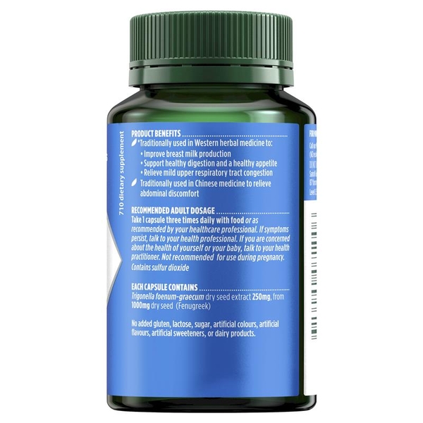 Viên uống lợi sữa Nature's Own Fenugreek 1000mg 60 viên