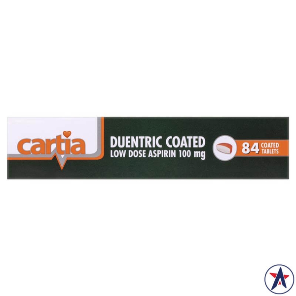 Viên uống chống đột quỵ Cartia (Aspirin liều thấp 100mg)