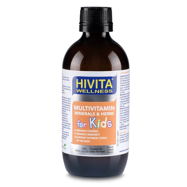 Vitamin tổng hợp cho bé HIVITA Wellness Multivitamin Minerals & Herbs for Kids