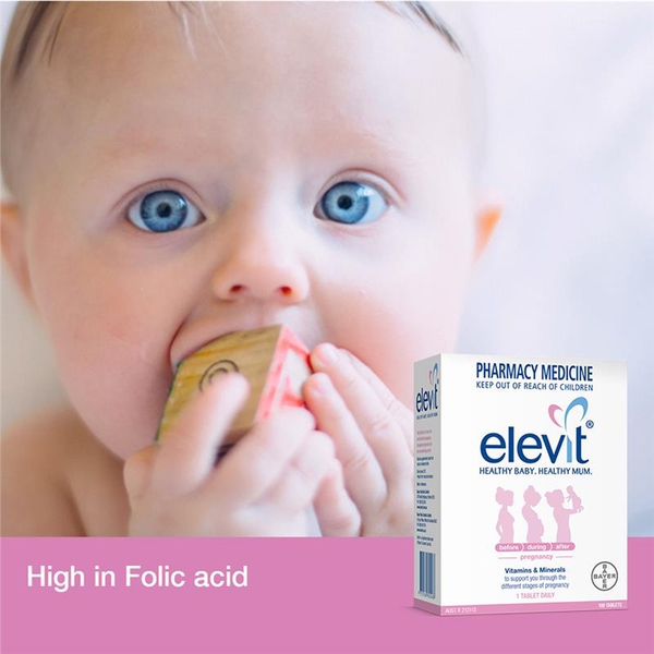 Elevit bầu Úc Pre-conception & Pregnancy Multivitamin