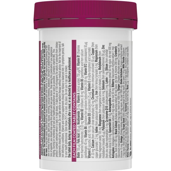 Vitamin tổng hợp cho phụ nữ lớn tuổi Swisse Women's 50+ Multivitamin