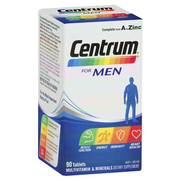 Centrum Multivitamin For Men cho nam dưới 50 tuổi