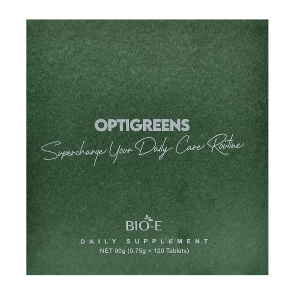 Thực phẩm bổ sung hàng ngày Bio E OptiGreens Daily Supplement 90g (0.75g x 120 viên)