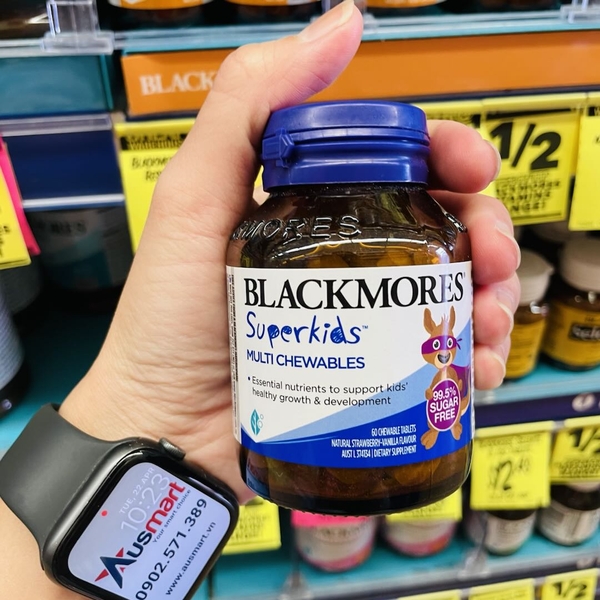 Kẹo vitamin cho bé Blackmores Superkids Multi Chewables 60 viên