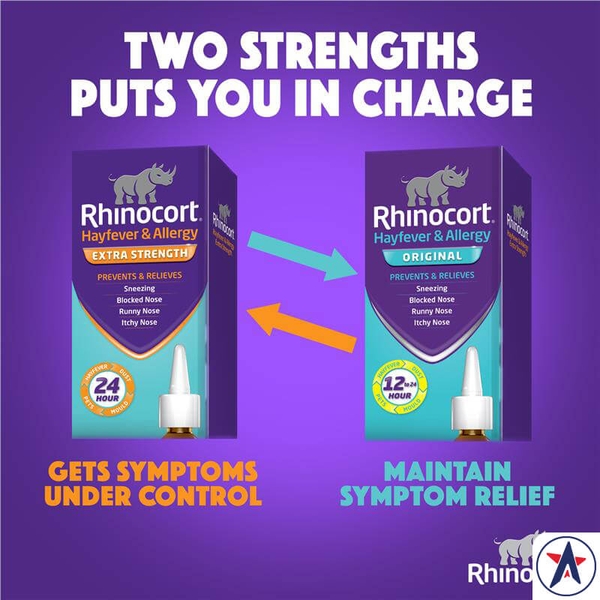 Xịt viêm mũi dị ứng Rhinocort Hayfever & Allergy Extra Strength