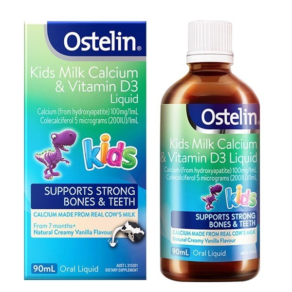 Ostelin Kid Milk Calcium vitamin D3 liquid