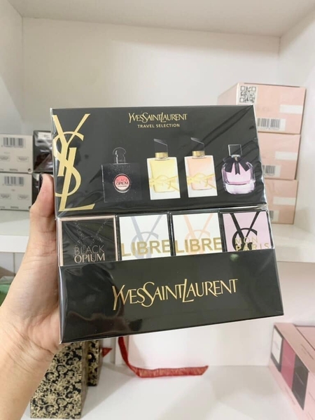 Set bốn chai nước hoa mini YSL