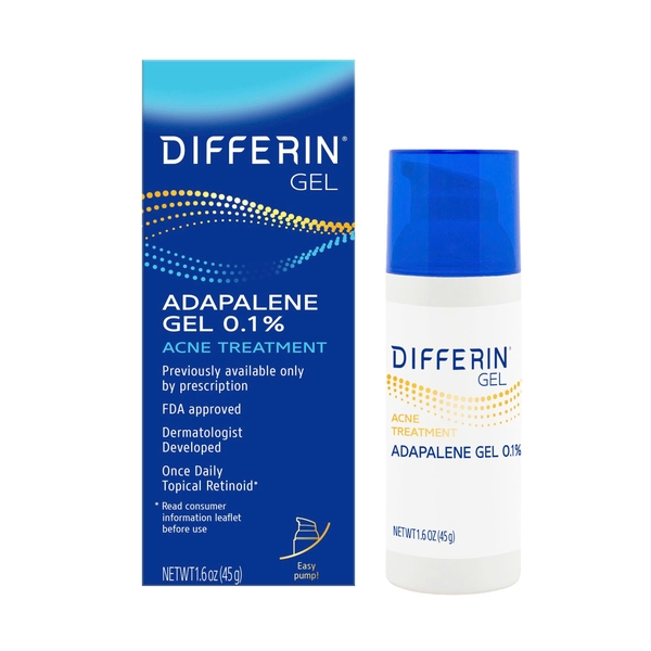 Differin Acne Treatment Adapalene Gel 0.1%