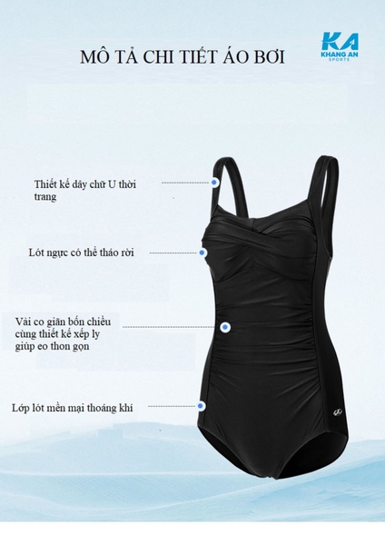 Áo bơi thời trang Yingfa Y2305 (Có đệm ngực)
