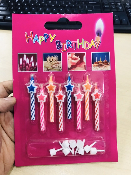 Nến sinh nhật hình sao