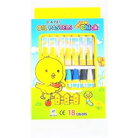 Bút sáp dầu gà DongA (18 màu)