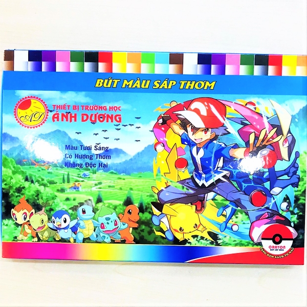 Bút màu sáp thơm Ánh Dương - 24 màu AD 077-3