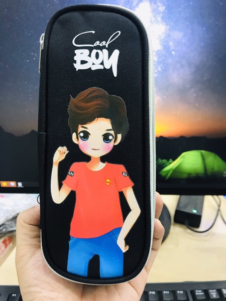 Bóp viết vải bố cho bé trai 9799