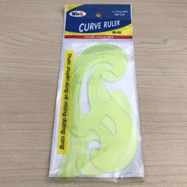 Thước kẻ parapol QL-02 (2 cây)
