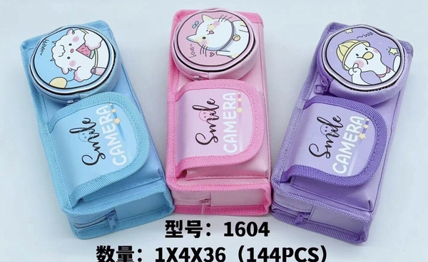 Bóp vải kéo 1604 Smile Camera