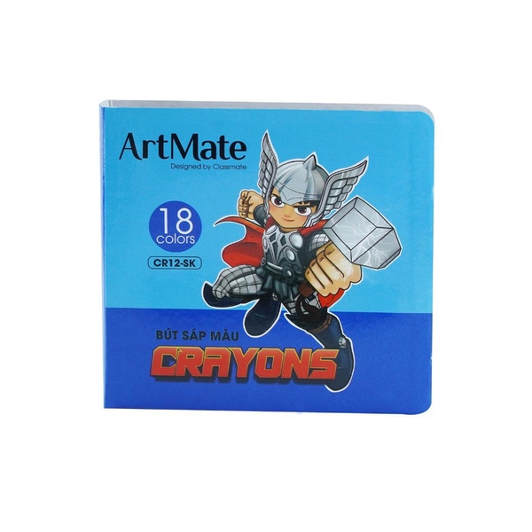 Bút sáp 18 màu Classmate CR12 SK