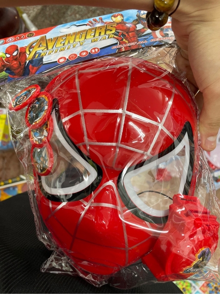 Mặt nạ siêu anh hùng bắn đĩa