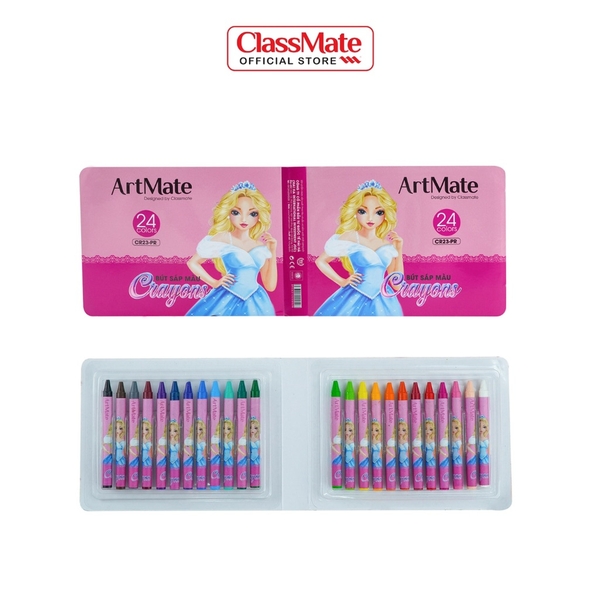 Bút sáp 24 màu Classmate CR23 PR
