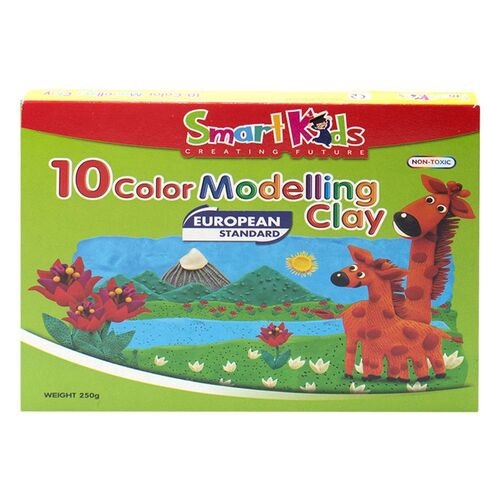 Sáp nặn 10 màu thường Smart kids SK-BX10R
