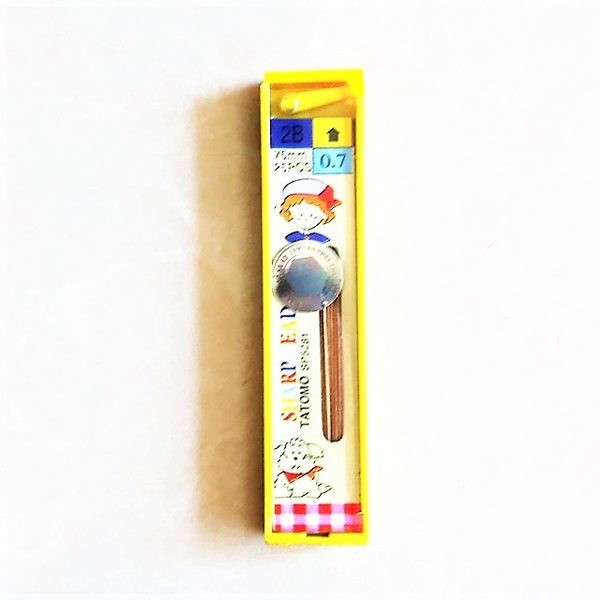 Ruột chì vàng 2B 0.7mm Tatomo SP5281 tem bạc