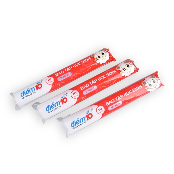 Bìa bao tập Thiên Long điểm 10 TP-NBC01 (10c/túi)