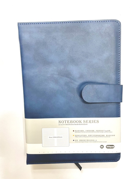 Sổ da nút hít lớn B5 X03-18