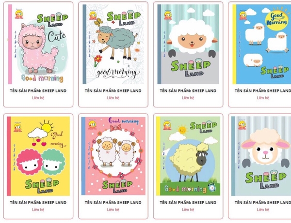 Tập Thuận Tiến Sheep Land - 96 trang - 60gsm