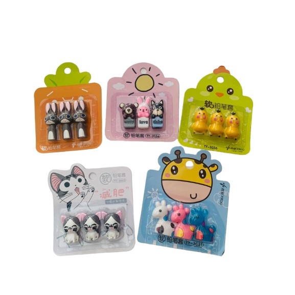 Đậy bút chì dẻo hình siêu anh hùng 3074