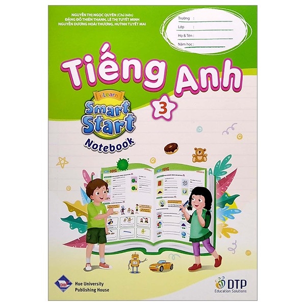 Sách tiếng anh Smart Start lớp 3 - NoteBook