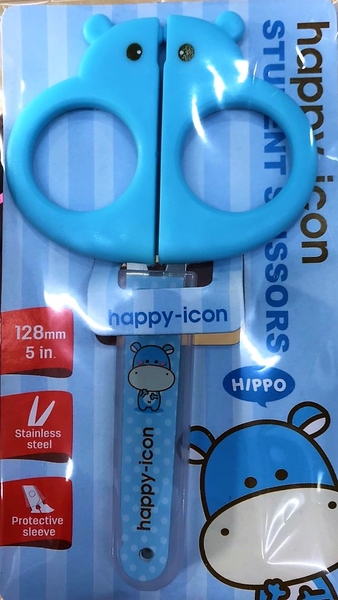 Kéo học sinh có nắp Deli 6032 128mm